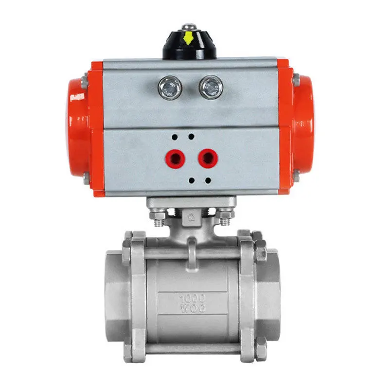 Пневматикӣ аз пӯлоди зангногир Flanged Ball