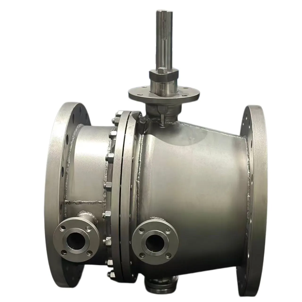 Аз пӯлоди зангногир собит халќи Ball қалбакӣ flanged Ball